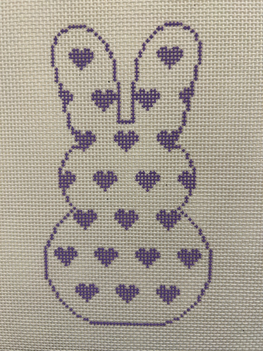 Heart Bunny Lavender