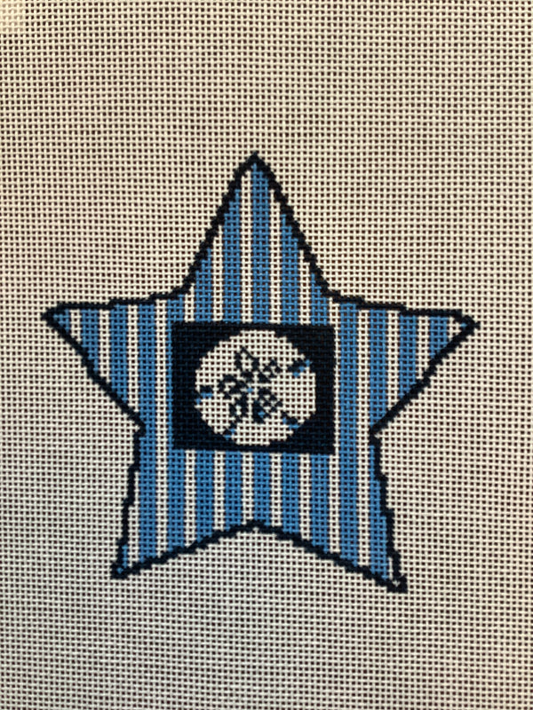 Star with Sand Dollar Shell Ornament