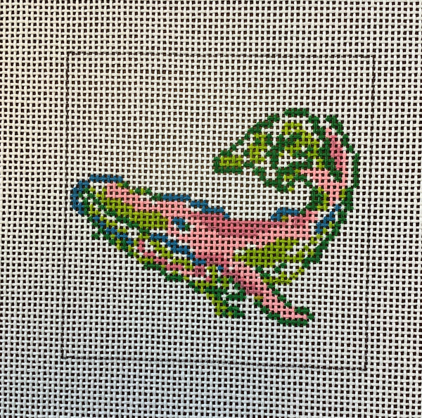 Whale (Pink & Green)