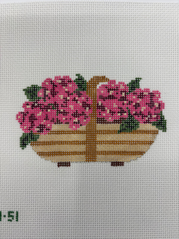 Sussex Trug - Summer Crush Pink Hydrangeas