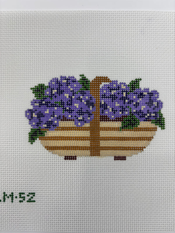 Sussex Trug - Royal Purple Hydrangeas