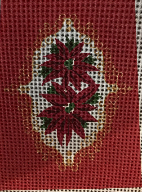 Red Poinsettia Medallion