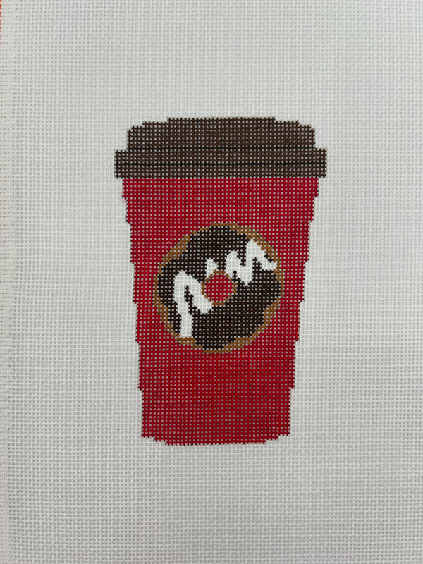 Chocolate Iced Donut Cup