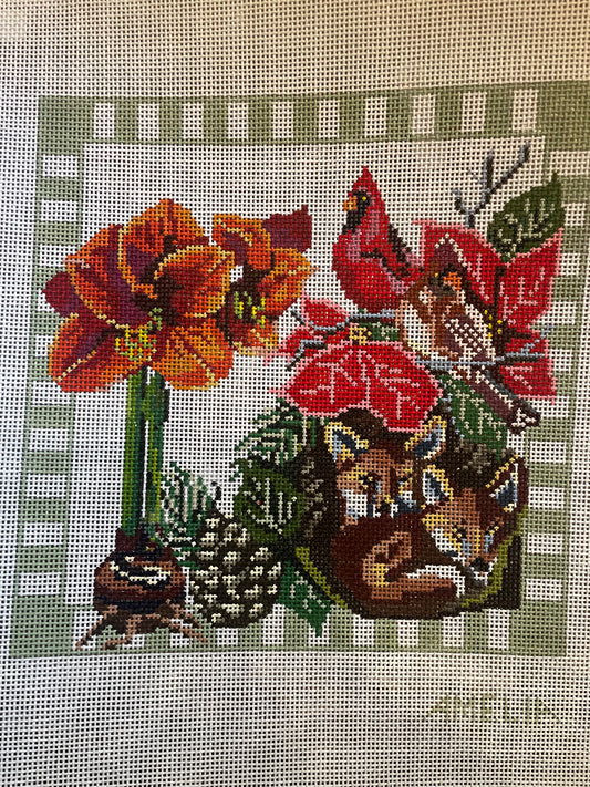 Winter Flower Pillow