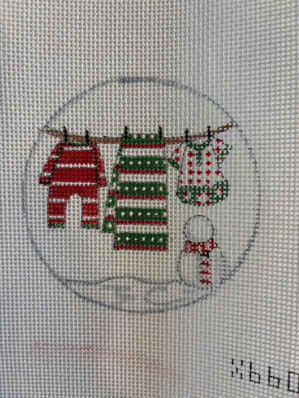 Xmas Jammies Clothesline