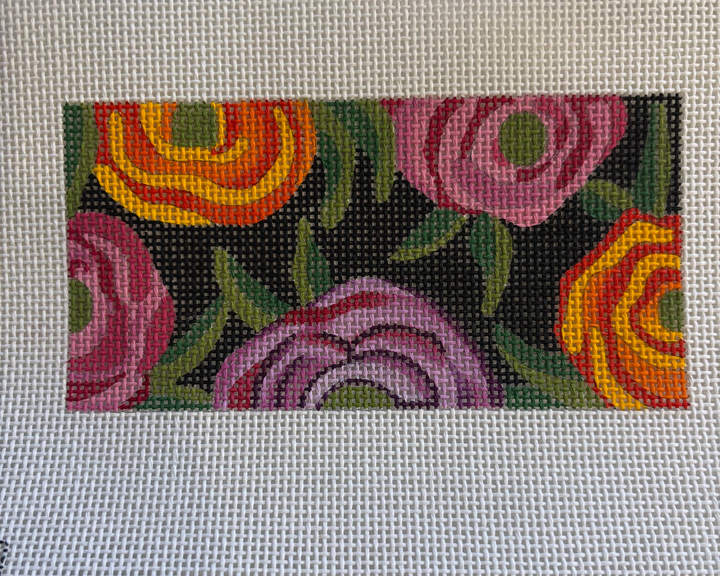 Floral - Black Clutch/Insert