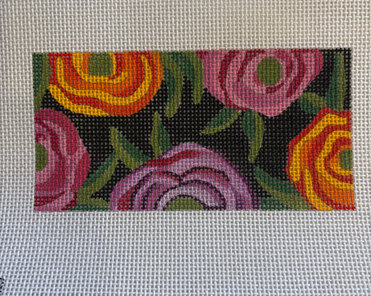 Floral - Black Clutch/Insert