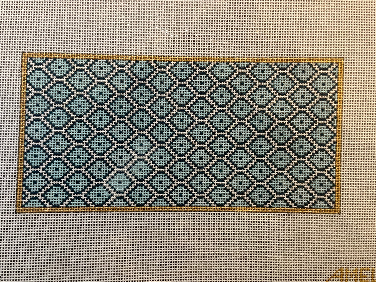 Blue Fish Scale Eyeglass Case