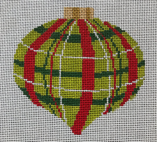 Retro Red/Plaid ornament