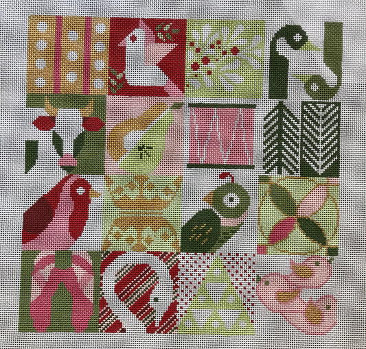 Christmas Song 10" Square