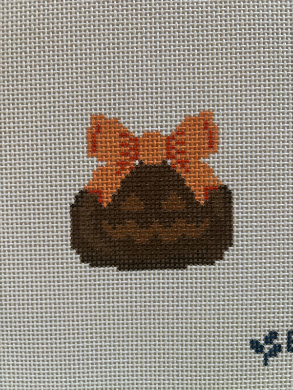 Peanut Butter Pumpkin w/ Bow