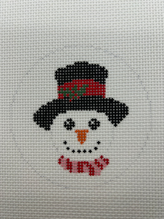 Snowman Face Round