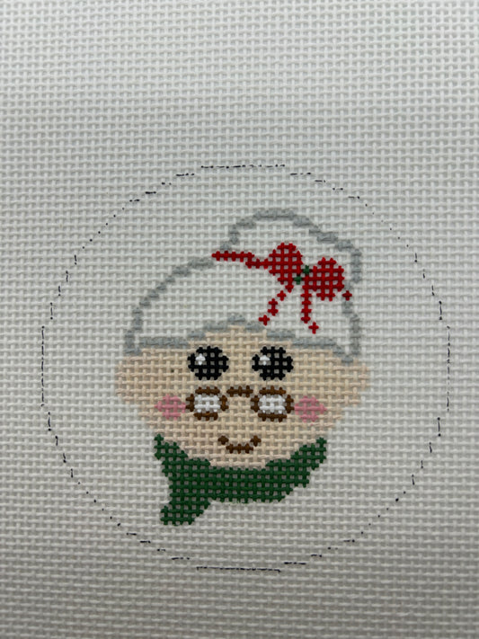 Mrs Claus Face rond