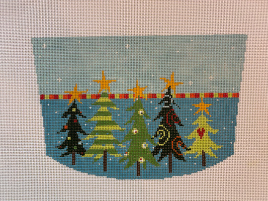 Trees Stocking Cuff