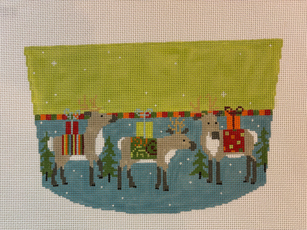 Reindeer Stocking Cuff