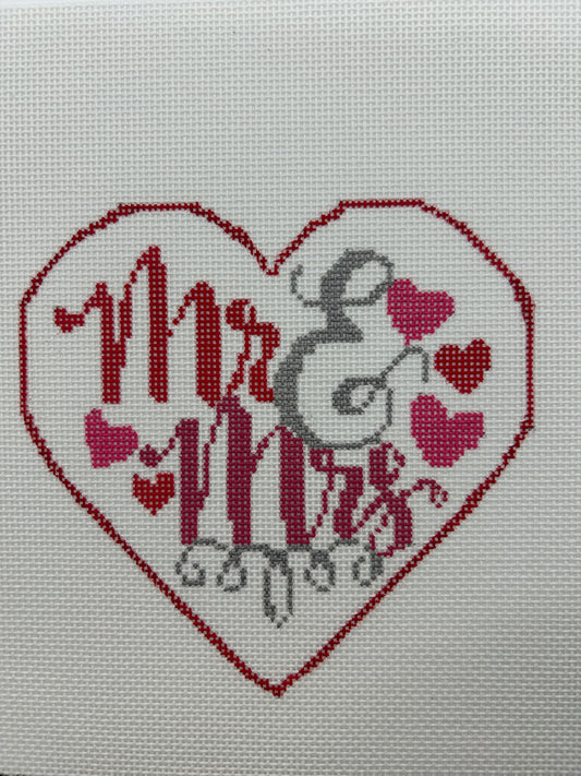 Mr & Mrs Heart - Red n Pink