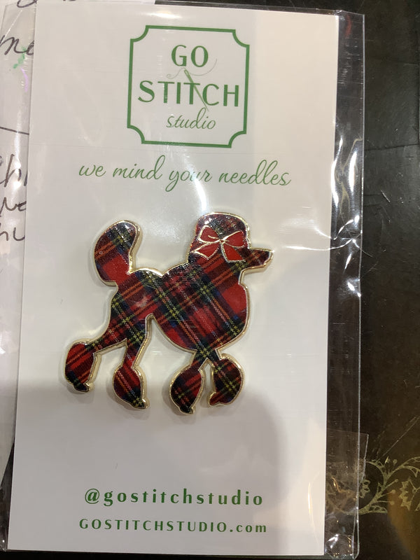Plaid Poodle Needleminder