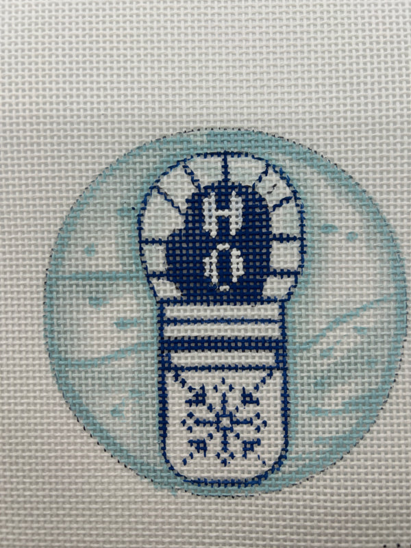 Santa Shoe Snow Print