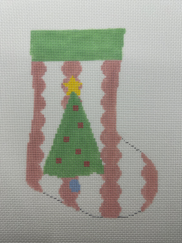 Christmas Tree Mini Stocking