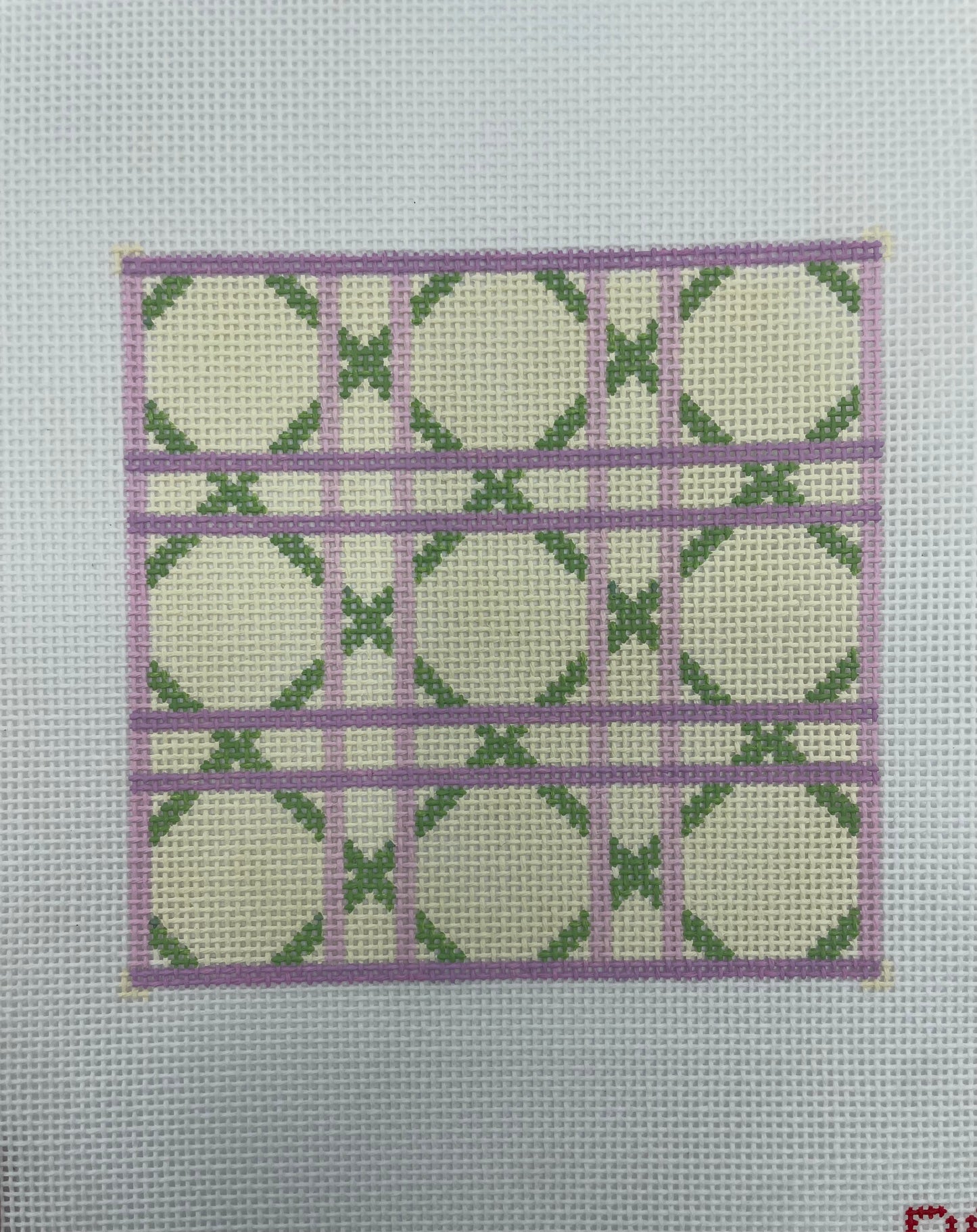 Lavender Cane Coaster - TS