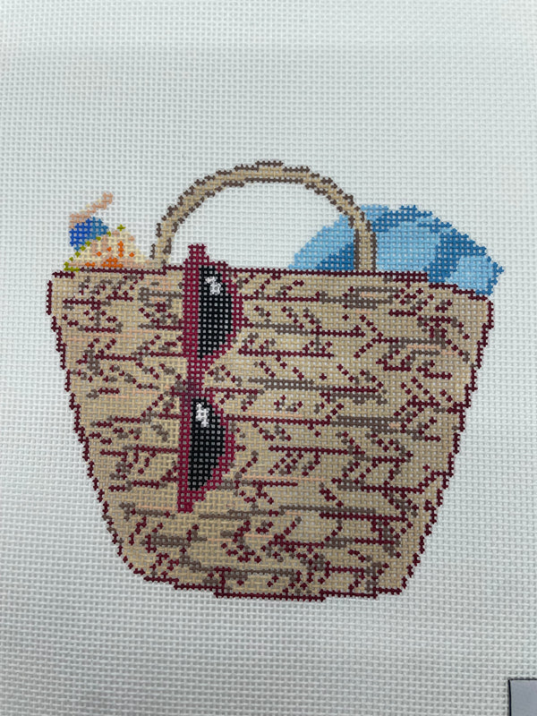 Straw Beach Bag