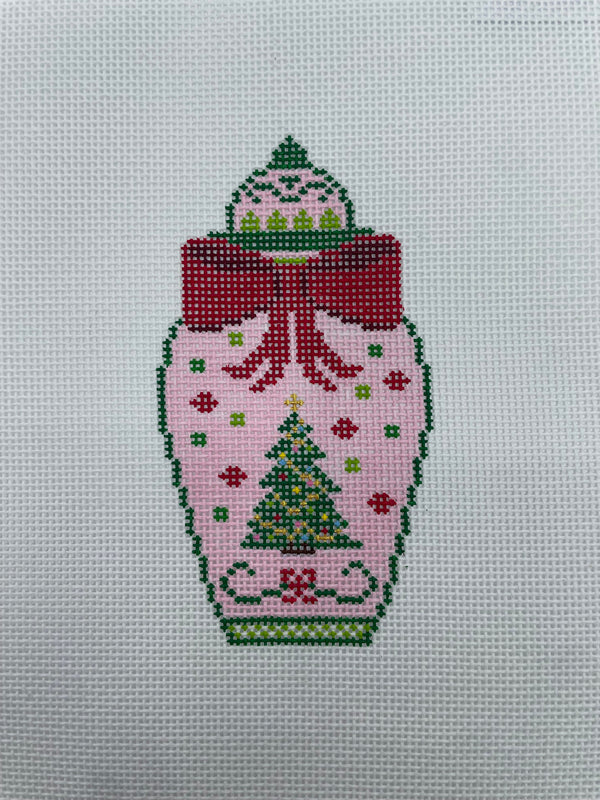 Christmas Ginger Jar