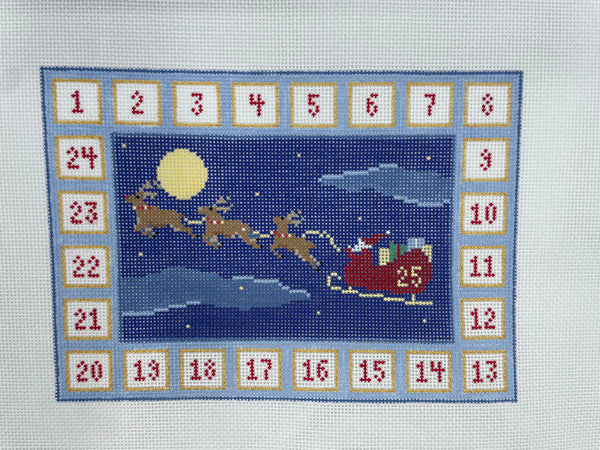 Santa and Reindeer Advent Calendar
