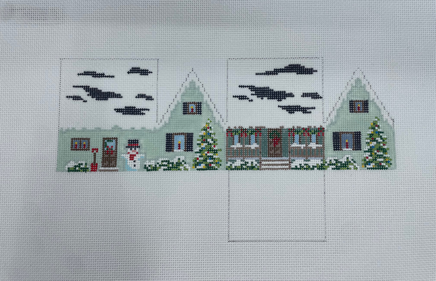 Green Christmas Mini 3D House