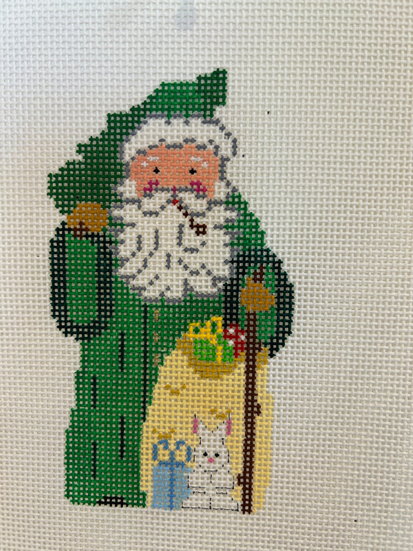 Santa with Easter Bunny