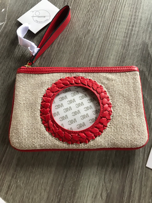 Canvas Clutch RED