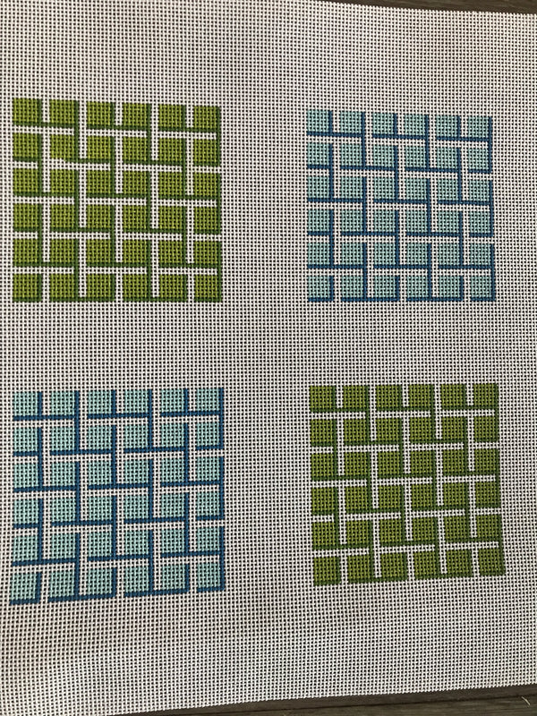 Basketweave Coasters