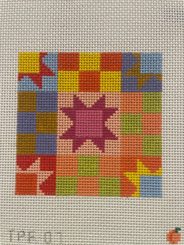 Patchwork Quilt - Pink Center