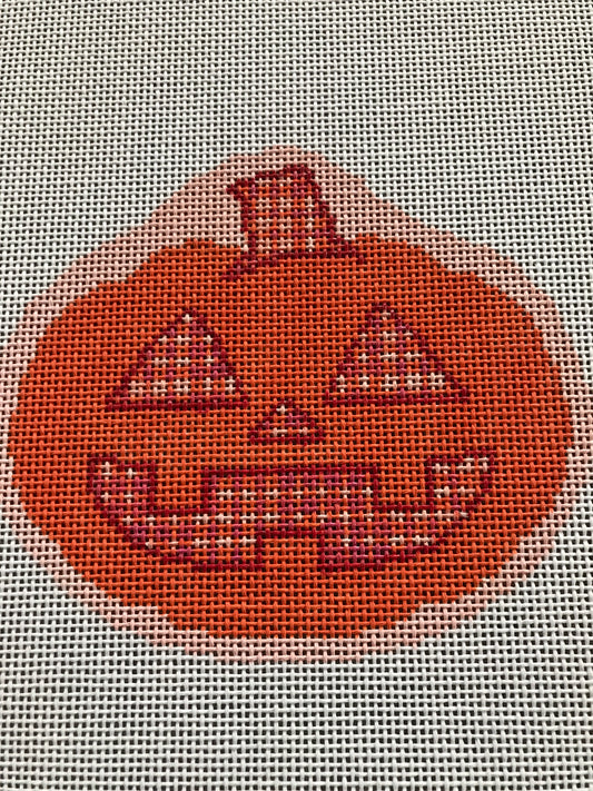 Pink Plaid Pumpkin