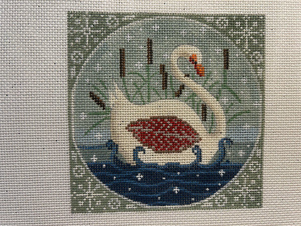 12 days- Swans-A- Swimming