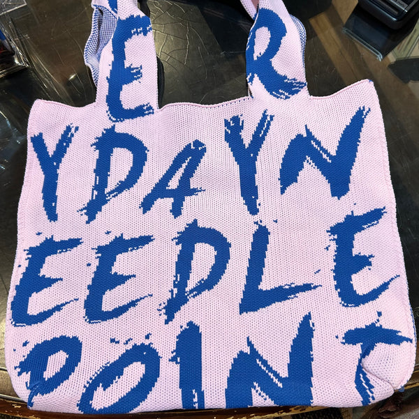 Knitted Grafitti Tote