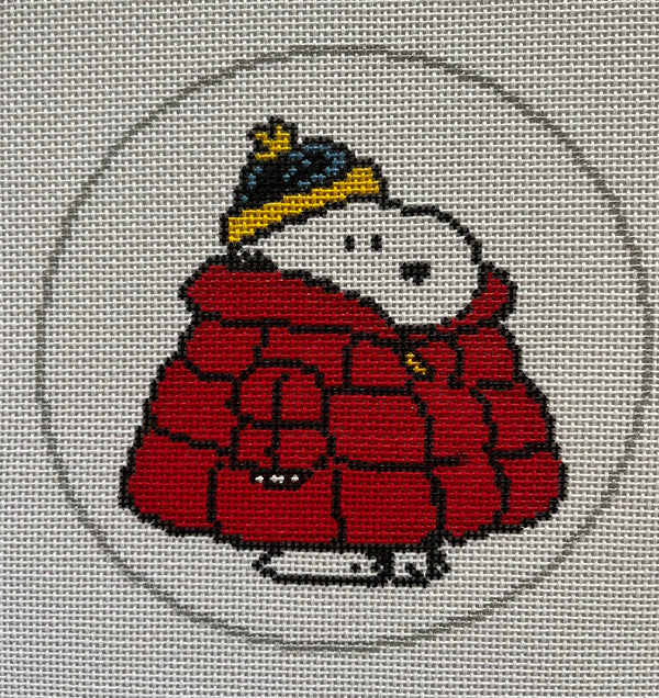 Snoopy in Puffer Coat Ornament