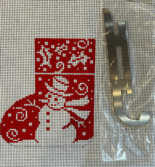 Red & White Snowman Skate