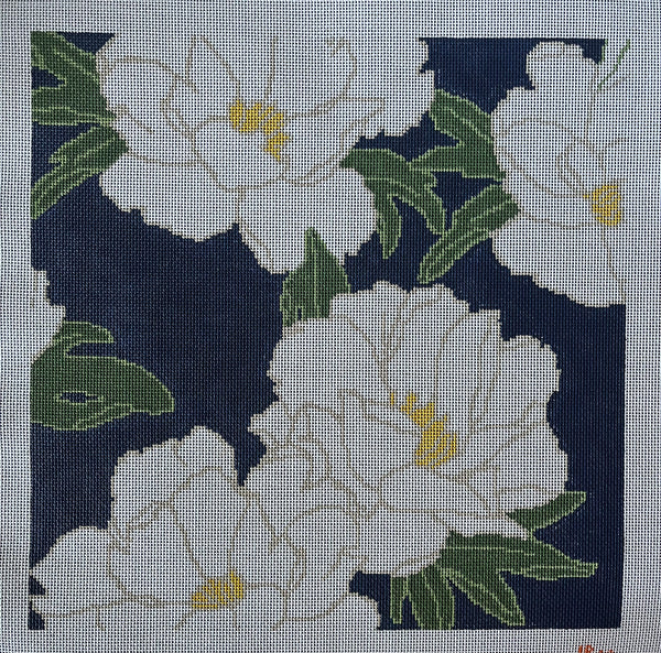 Navy Magnolias