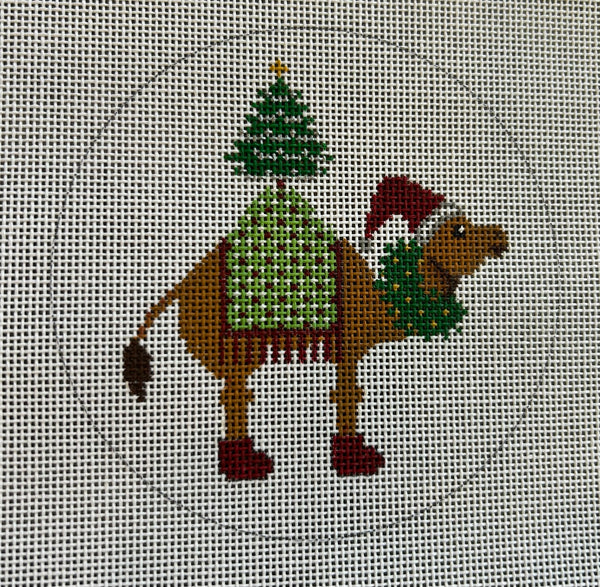 Camel w/Christmas Tree