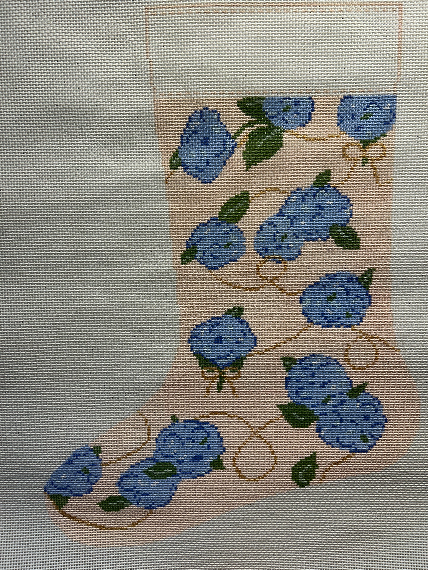 Hydrangea Stocking - Pink