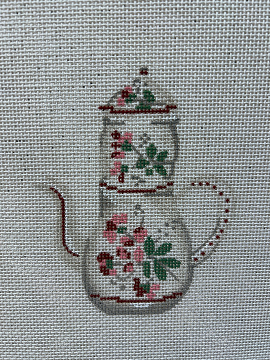 White n Red Kettle
