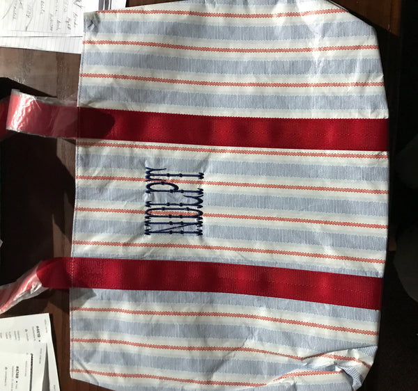 NDLPT Tote Bag Nantucket Stripe