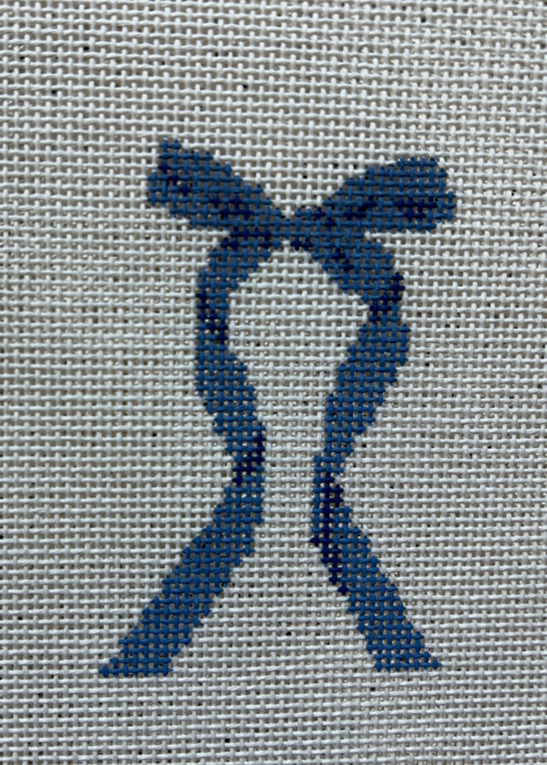 Blue Bow Canvas