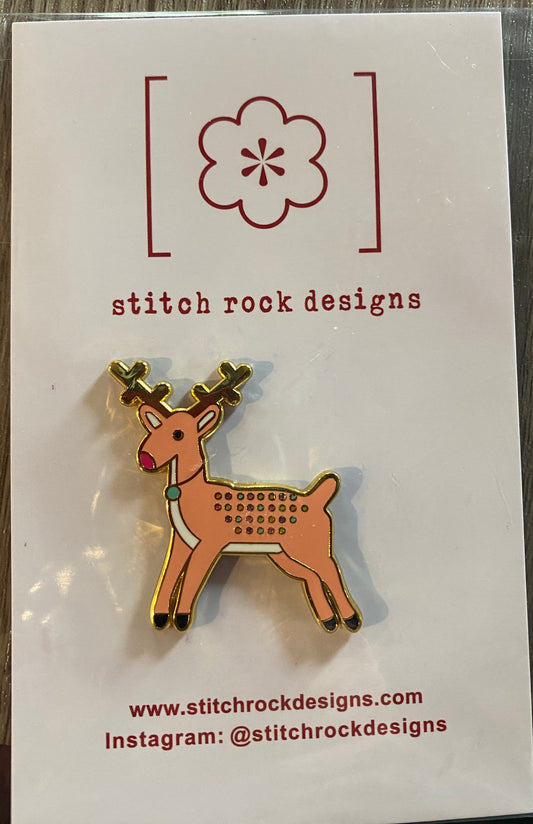 Pink Reindeer Needleminder