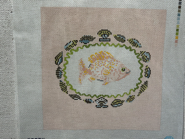 Fish Shell Platter - Pink