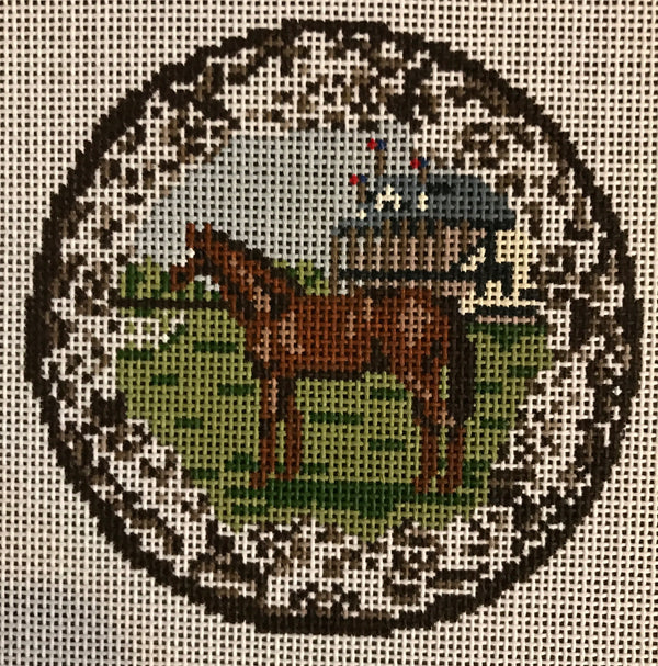 Transferware Horse Plate