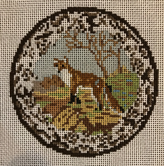 Transferware Fox Plate