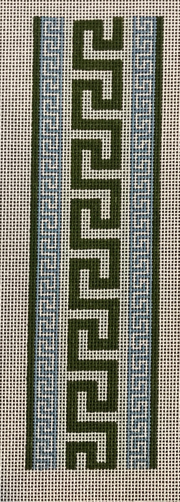 Greek Key Keyfob Canvas