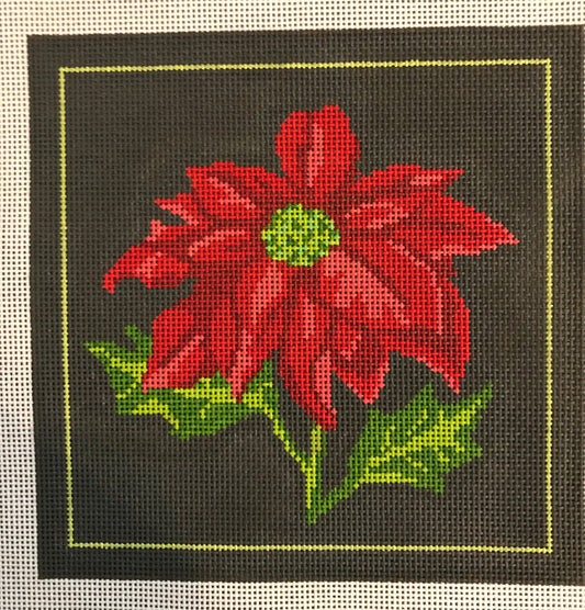 Dark Floral Poinsetta