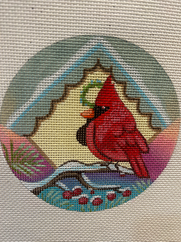 Cardinal Birdhouse Ornament